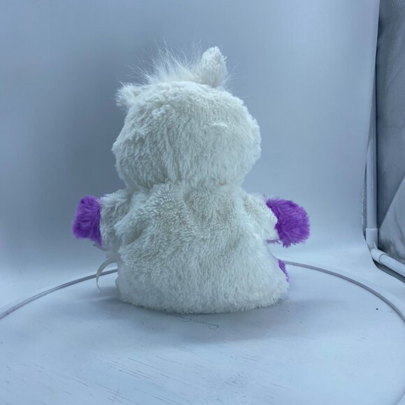 b.Boutique By Evergreen Unicorn Hand Finger Plush Puppets Set of 2 12” Soft - Picture 7 of 8